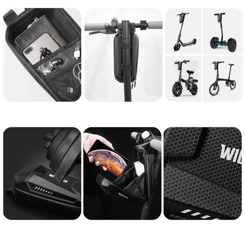 Electric Scooter Hangs Bag Universal EVA Hard Shell for Xiaomi M365 ES1 ES2 ES3 ES4-ebowsos