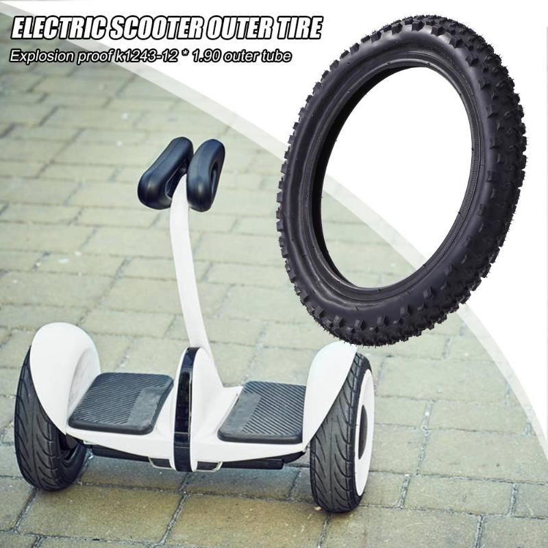 Electric Scooter Replacement Outer Tire Skateboard 12x1.9 Tyre Environmentally Friendly Rubber Injection for K1243 Parts-ebowsos