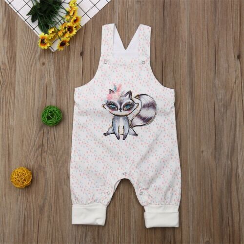 Cute Newborn Baby Girls Sleeveless Floral  Romper Jumpsuit Outfit Clothes - ebowsos