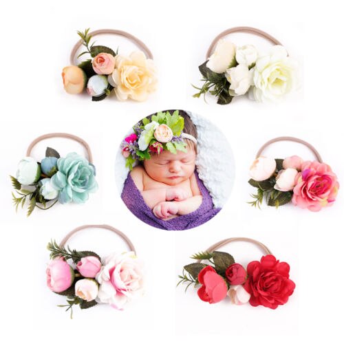 New Kids Girl Baby Toddler Infant Flower Headband Hair Band Headwear Accessories - ebowsos