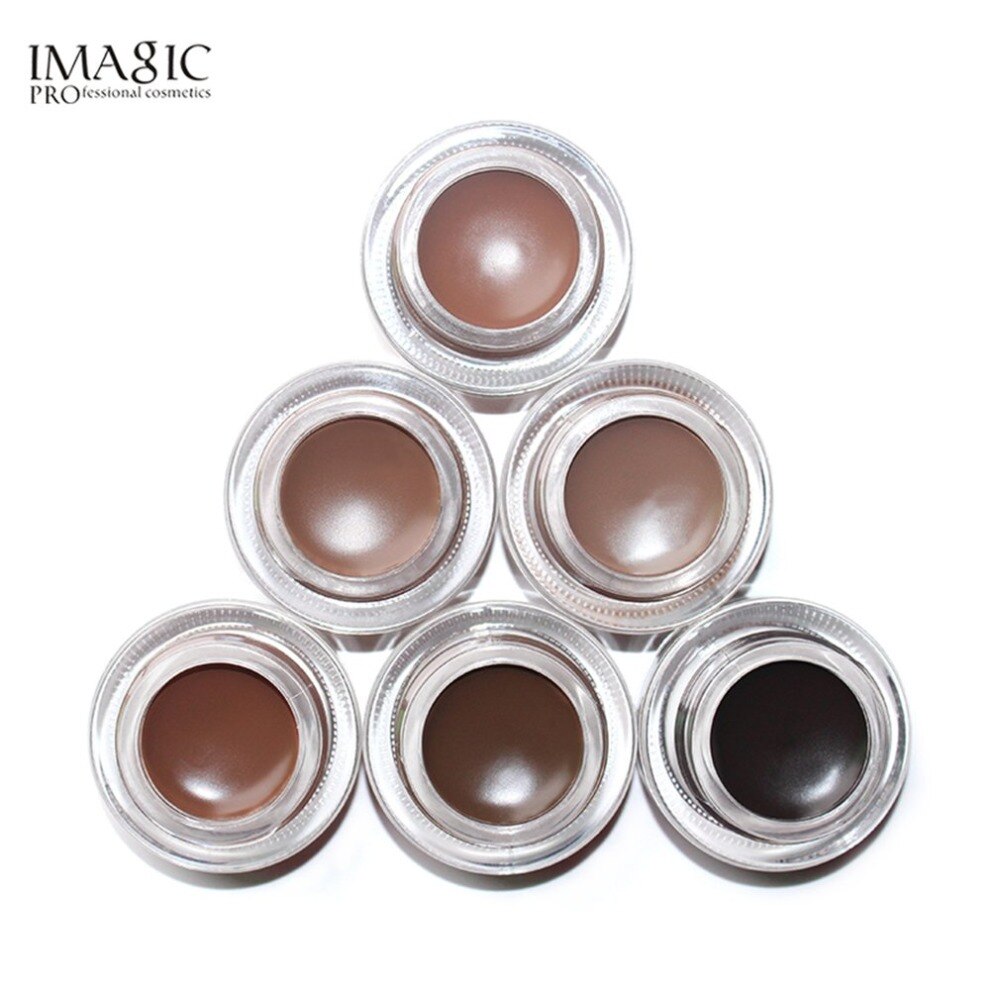 Eyebrow Gel + 2 pcs brush 3D Peel Off Natural Eyebrow Tint Dye Gel Waterproof Beauty Eye Makeup Tool Long Lasting Smooth Texture - ebowsos