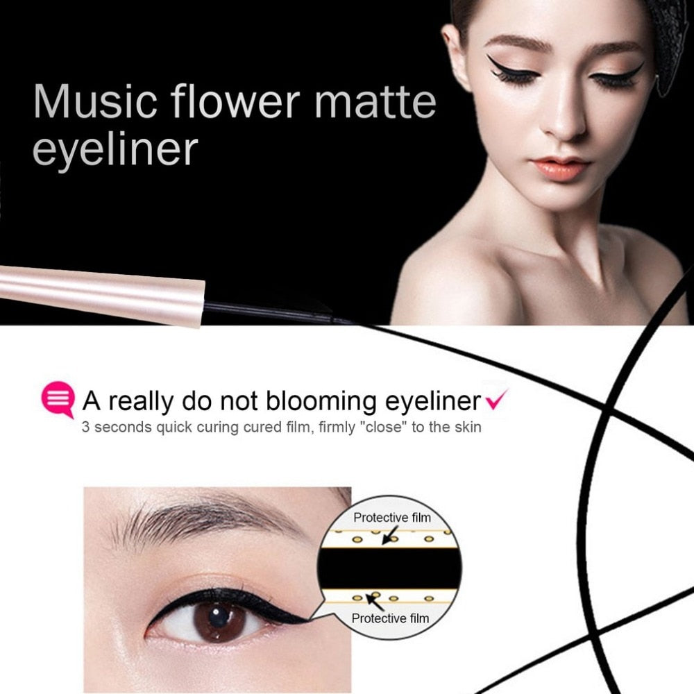 Eyeliner Makeup Liquid Pen Waterproof Long Lasting Professional Women Ladies pencils Cosmetic Beauty Make up Tool eye liners - ebowsos