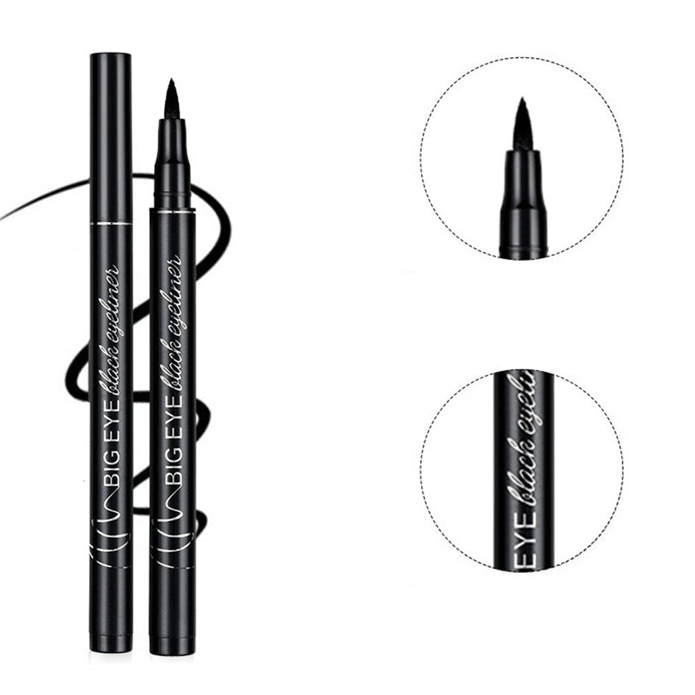 Eyeliner Pen Waterproof Not Blooming Eyeliner Pen Long-Lasting Waterproof Eyeliner Lasting Not Blooming Makeup - ebowsos