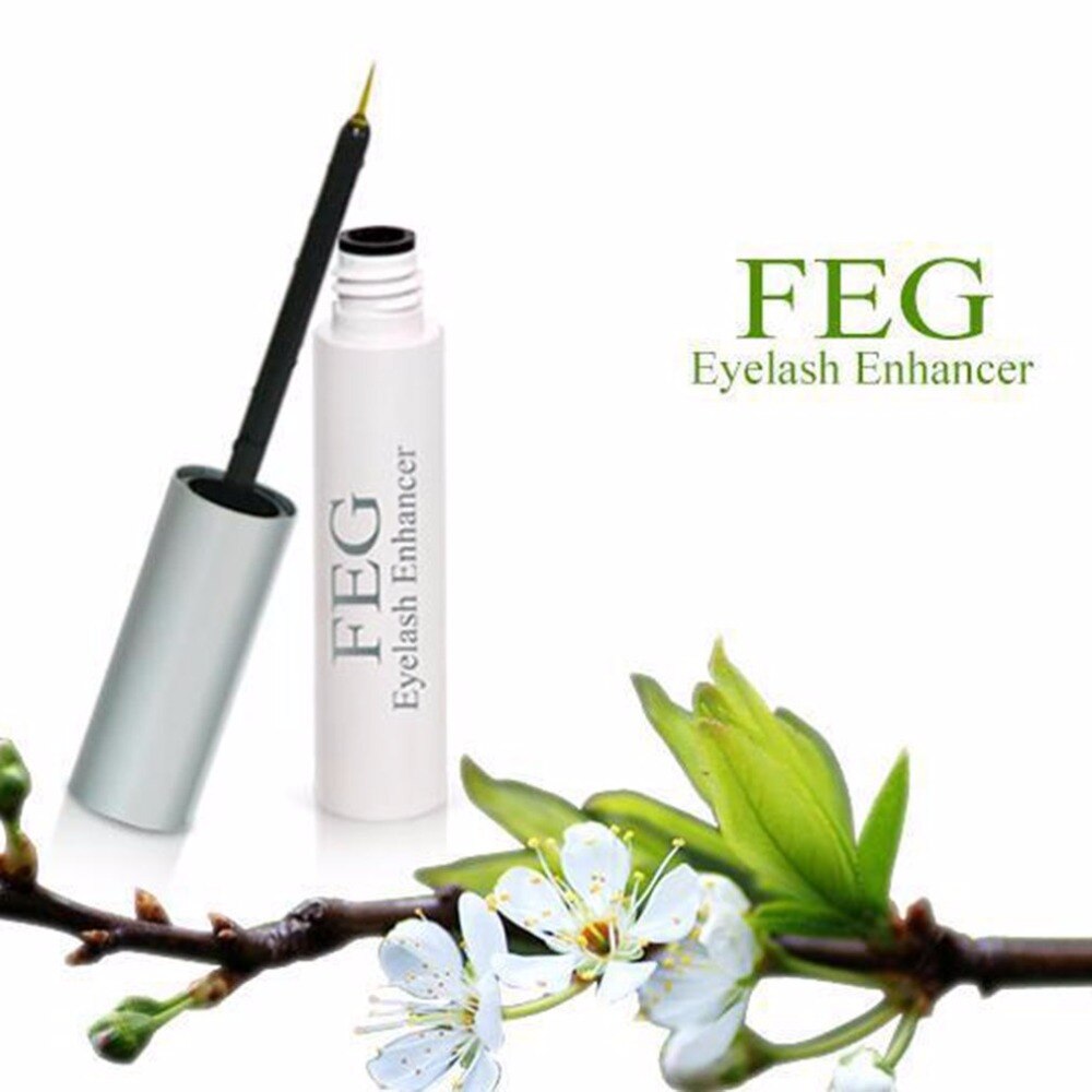 FEG 3ML Portable Women Eyelash Growth Treatment Liquid Natural Chinese Herbal Formula Eyelash Enhancer Longer Thicker Liquid - ebowsos