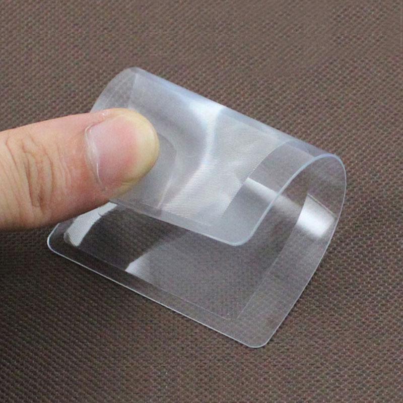 3 X Magnifier Magnification Magnifying Fresnel Pocket Credit Card Size Transparent magnifying glass - ebowsos