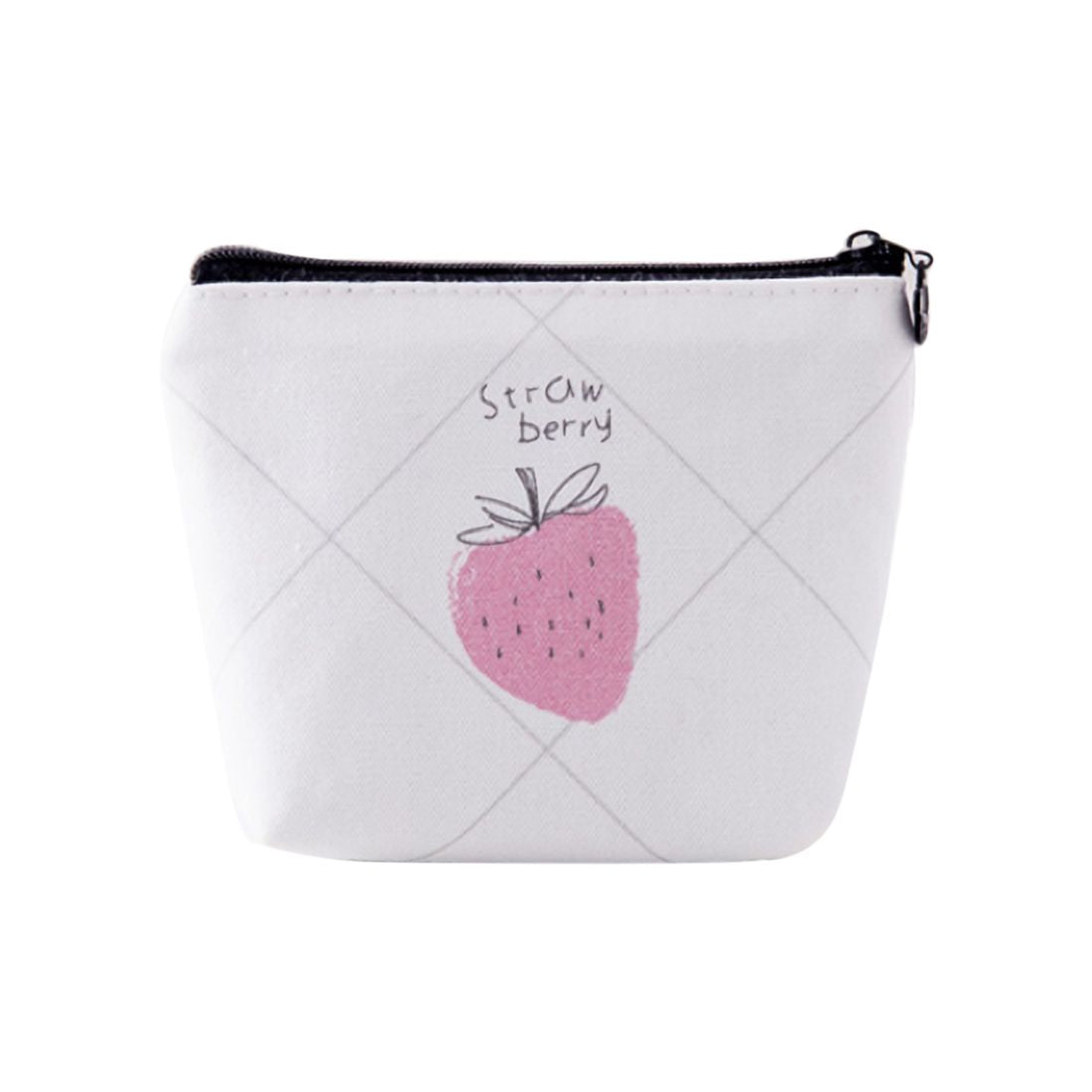 3pcs Simple girl fresh and fresh and lovely strawberry purse - ebowsos