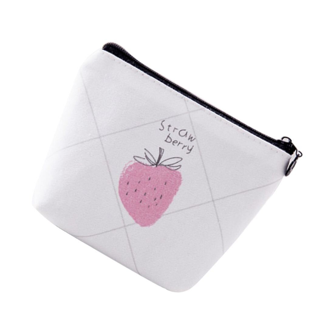 3pcs Simple girl fresh and fresh and lovely strawberry purse - ebowsos