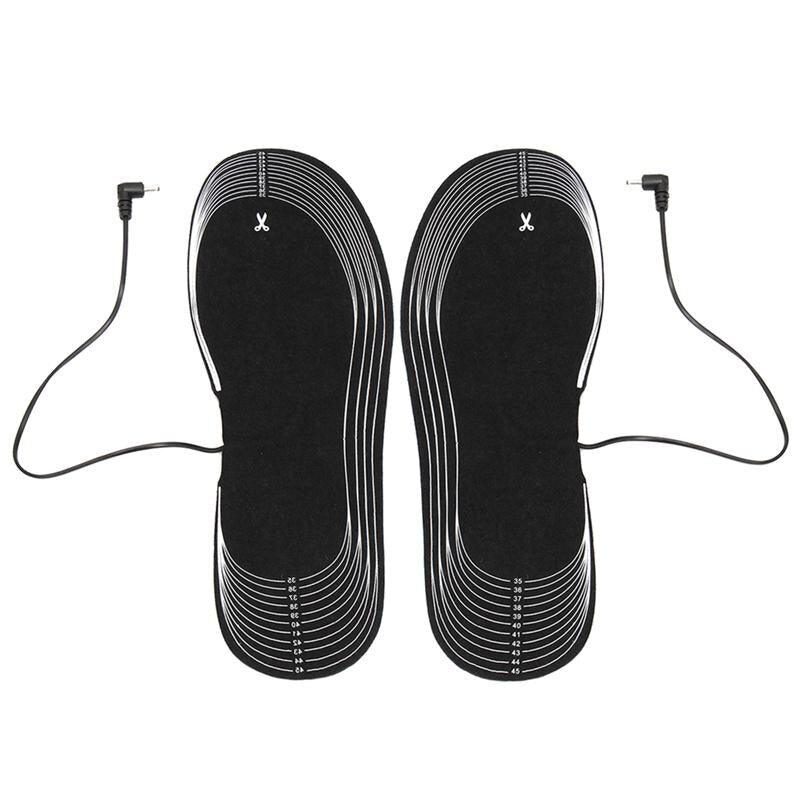 Aa Battery Powered Electric Heated Insole Foot Warmer,Men Women Lightweight Heating Pads For Outdoor Sport 4.5V Size36-46 - ebowsos