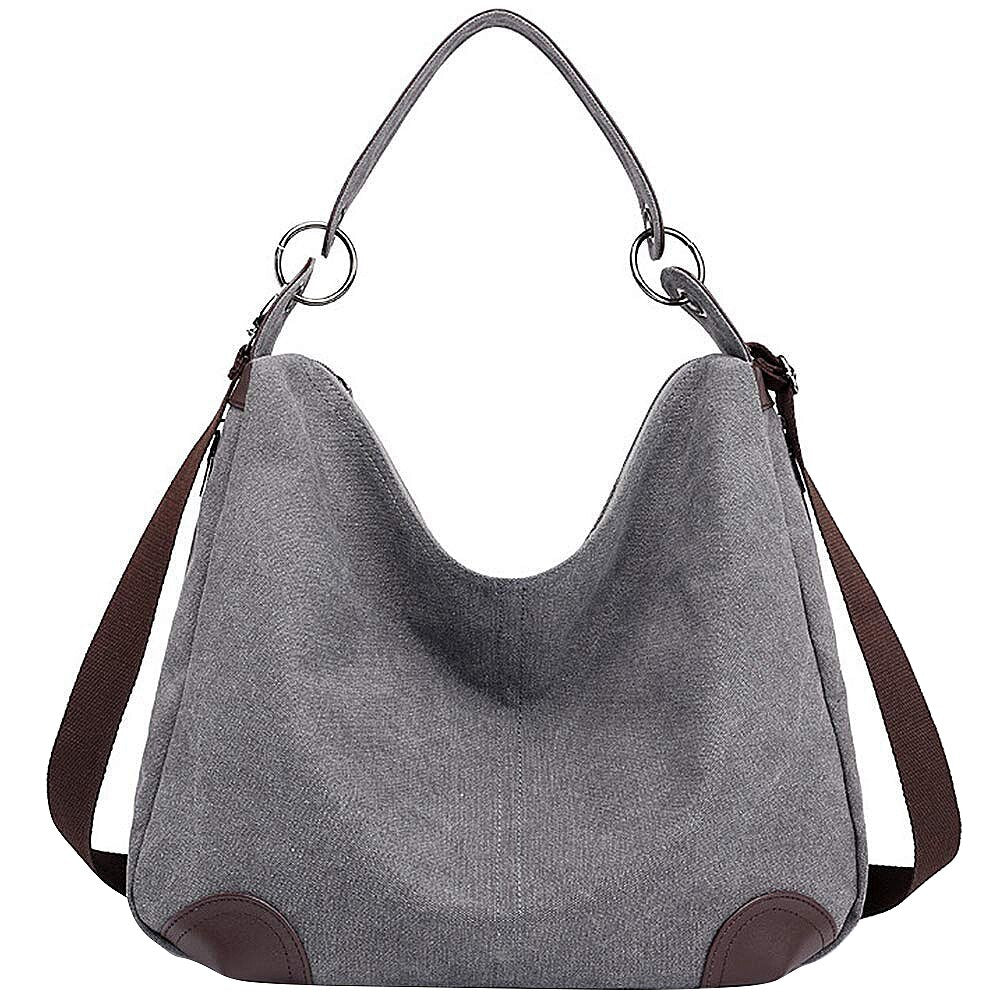 Canvas Handbag Casual Shoulder Bags Purse Top Handle Handbags Crossbody Bags For Women - ebowsos