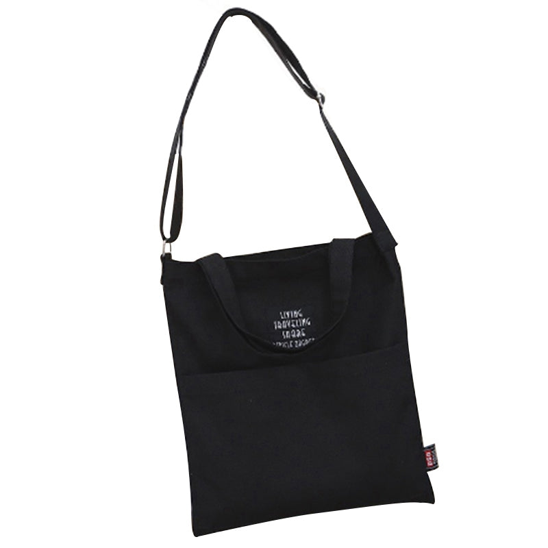 Casual Shoulder Canvas Bag Shopping Handbags Canvas Tote Bag Women - ebowsos