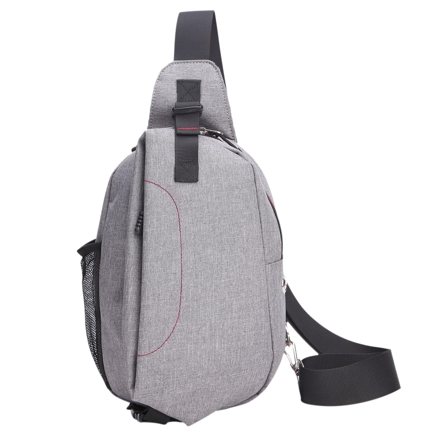 Chest Bag Men's School Bag For Teenagers Men Outdoor Travel Bags Large Capacity Shoulder Crossbody Bag - ebowsos