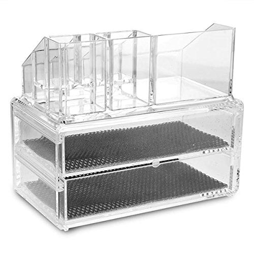 Clear Acrylic Lipstick Display Stand Holder Cosmetic - ebowsos