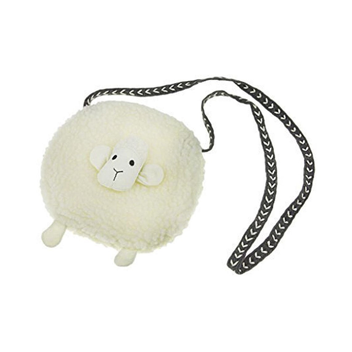 Cute Sheep Shoulder Bag Girls Plush Cross Body Bag Messenger Small Wallet Coin Purse Baby Travel Phone Pouch Key Bag Satc - ebowsos