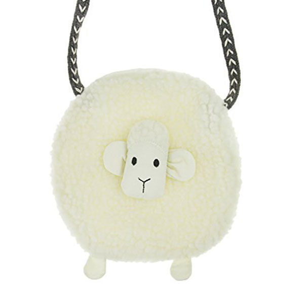 Cute Sheep Shoulder Bag Girls Plush Cross Body Bag Messenger Small Wallet Coin Purse Baby Travel Phone Pouch Key Bag Satc - ebowsos