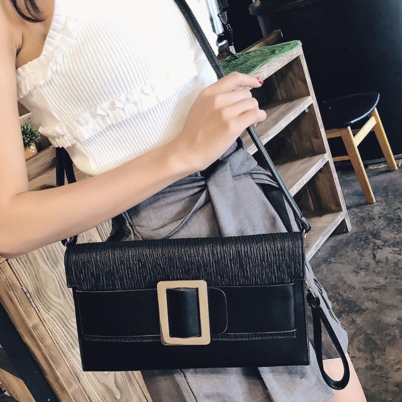 European And American Fashion Tide Female Bag Shoulder Sling Envelope Package Simple Sequins About Clutch Bag Wild Small - ebowsos