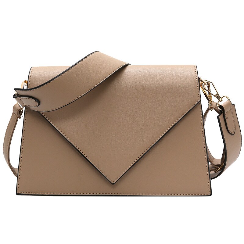 Fashion Casual Handbag Simple Broadband Small Square Bag Personality Shoulder Messenger Bag - ebowsos