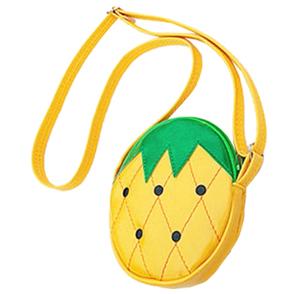 Fashion Child Princess Kids Crossbody Messenger Shoulder Bag Girls Purse, Pineapple - ebowsos