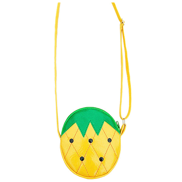 Fashion Child Princess Kids Crossbody Messenger Shoulder Bag Girls Purse, Pineapple - ebowsos