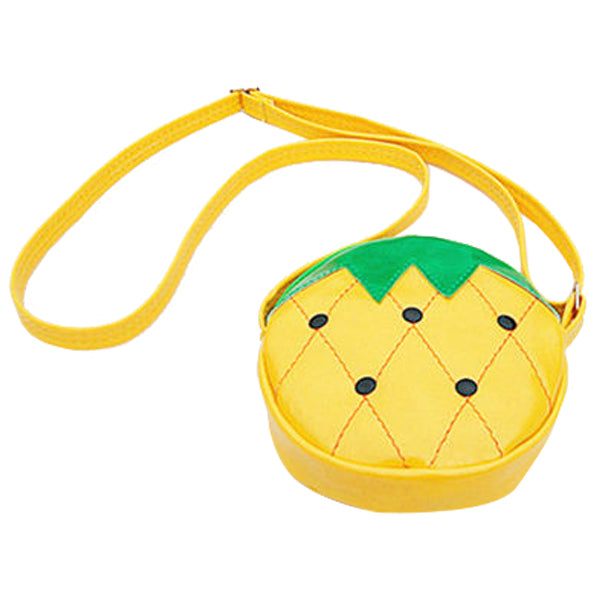 Fashion Child Princess Kids Crossbody Messenger Shoulder Bag Girls Purse, Pineapple - ebowsos