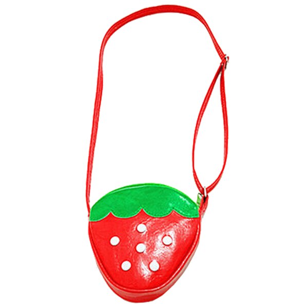 Fashion Child Princess Kids Crossbody Messenger Shoulder Bag Girls Purse, Strawberry - ebowsos