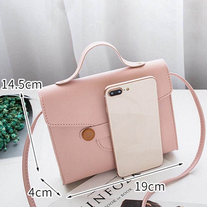 Fashion Cute Mini Square Bag Trend Single Shoulder Diagonal Small Bag Mobile Phone Bag - ebowsos