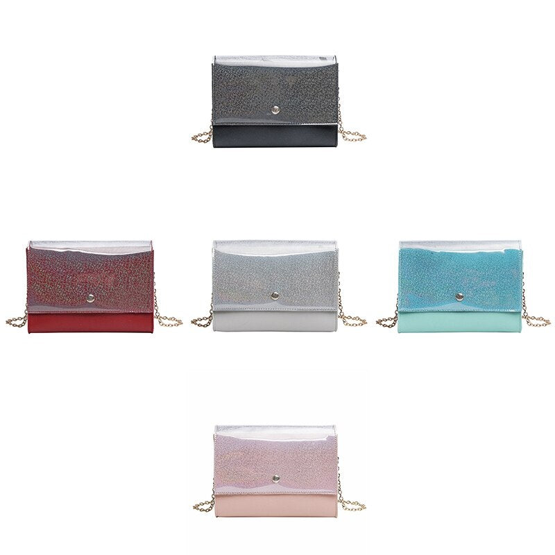 Fashion Girl Flash Bag Sequin Shoulder Bag Casual Female handbags Bag - ebowsos