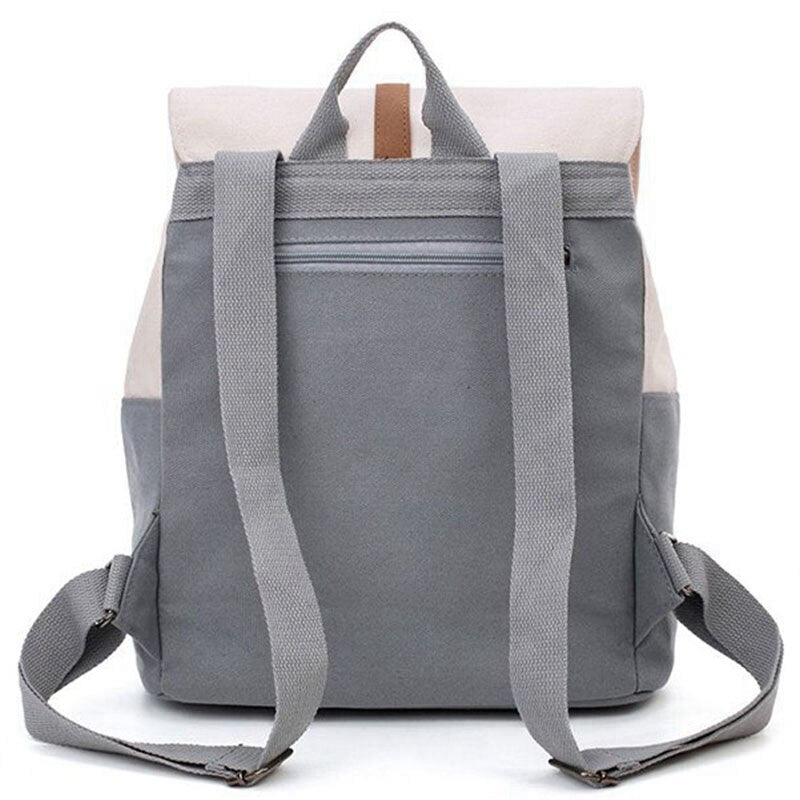 Fashion Harvard Successful Colour Women'S Canvas Bag College Shoulder Bag Leisure Bag Outdoor Travel Backpack - ebowsos