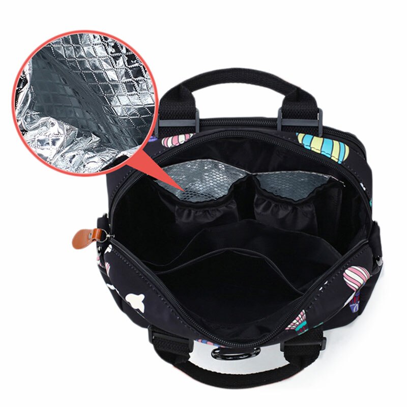 Fashion Multi-Function Mummy Bag Large-Capacity Waiting Bag Travel Out Bottle Insulation Mother Package - ebowsos