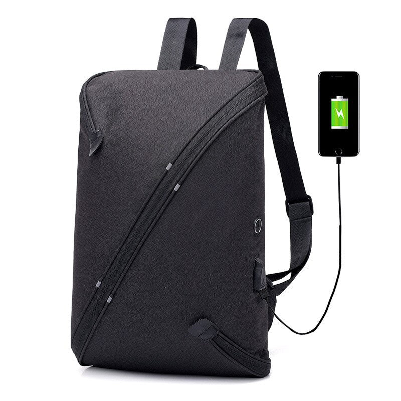 Fashion Multifunctional Backpack External Usb Charging Interface Business Backpack Outdoors Travel Bag Laptop Bag - ebowsos