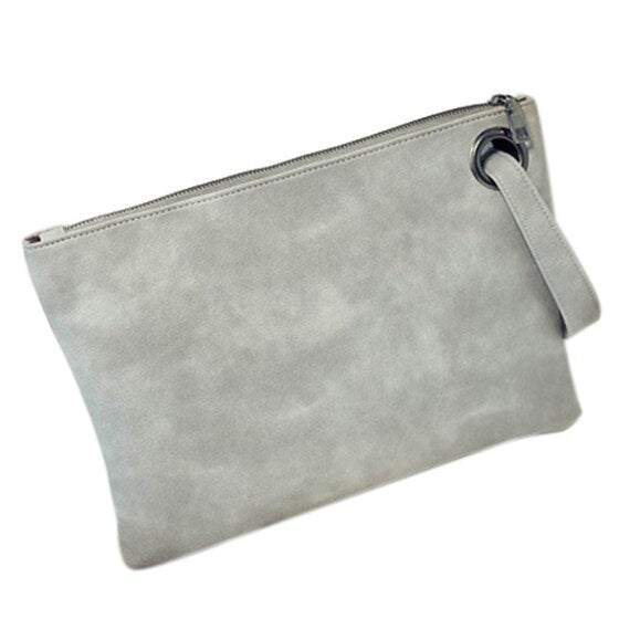 Fashion Solid Women's Clutch Bag Leather Bag Women Envelope Bag Clutch Evening Bag Female Clutches Handbag #1 - ebowsos