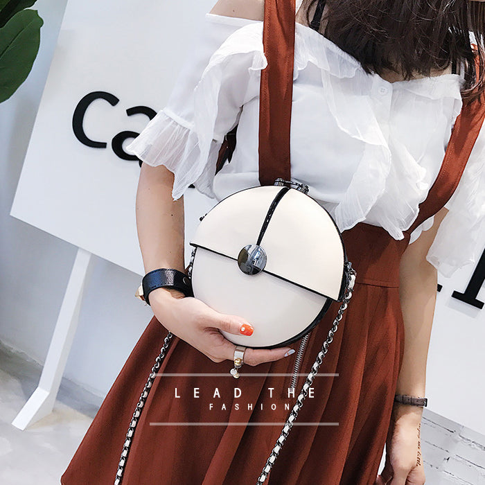 Fashion Women Chain Bag Lady Messenger Bag Small Round Bag Spring Summer Cute Mini Shoulder Bags - ebowsos