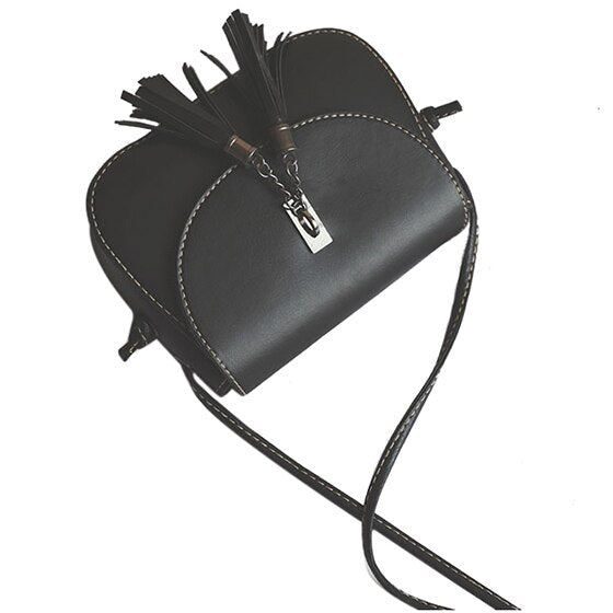 Fashion Women Girl Small Tassel Crossbody Shoulder Bags Tote Purse Handbag - ebowsos