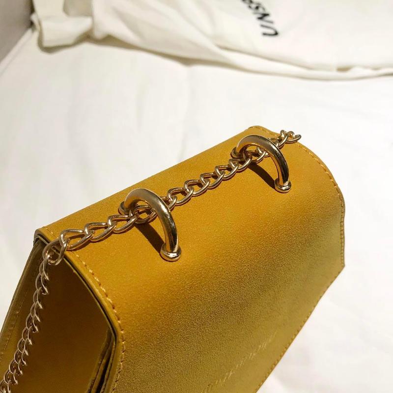 Fashion Women PU Chain Shoulder Bags Geometric Hexagon Polygon Casual Crossbody Bag Flap Hasp Chain - ebowsos