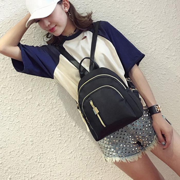 Fashion Women Travel Backpack Oxford Cloth Zipper Shoulder Bag Casual Backpacks - ebowsos