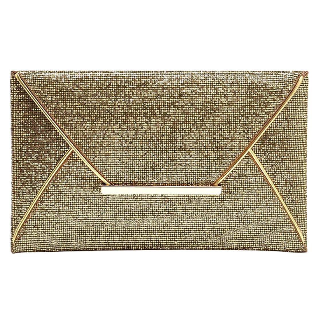 Fashion Womens Sequins Envelope Bag Evening Party Purse Clutch Handbag - ebowsos