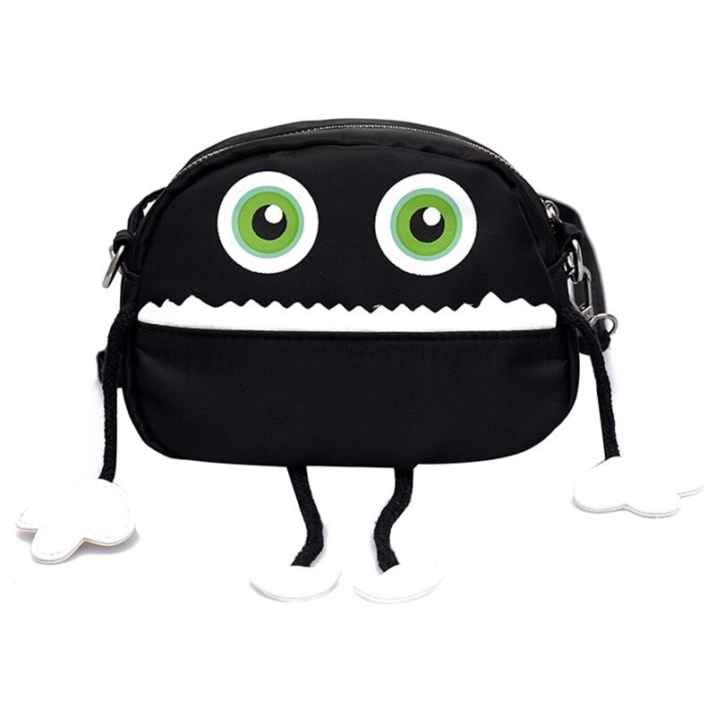 Funny Cartoon Robot Messenger Bags Casual Shoulder Bag Wrist Strap Handbag Crossbody Bags for Women - ebowsos