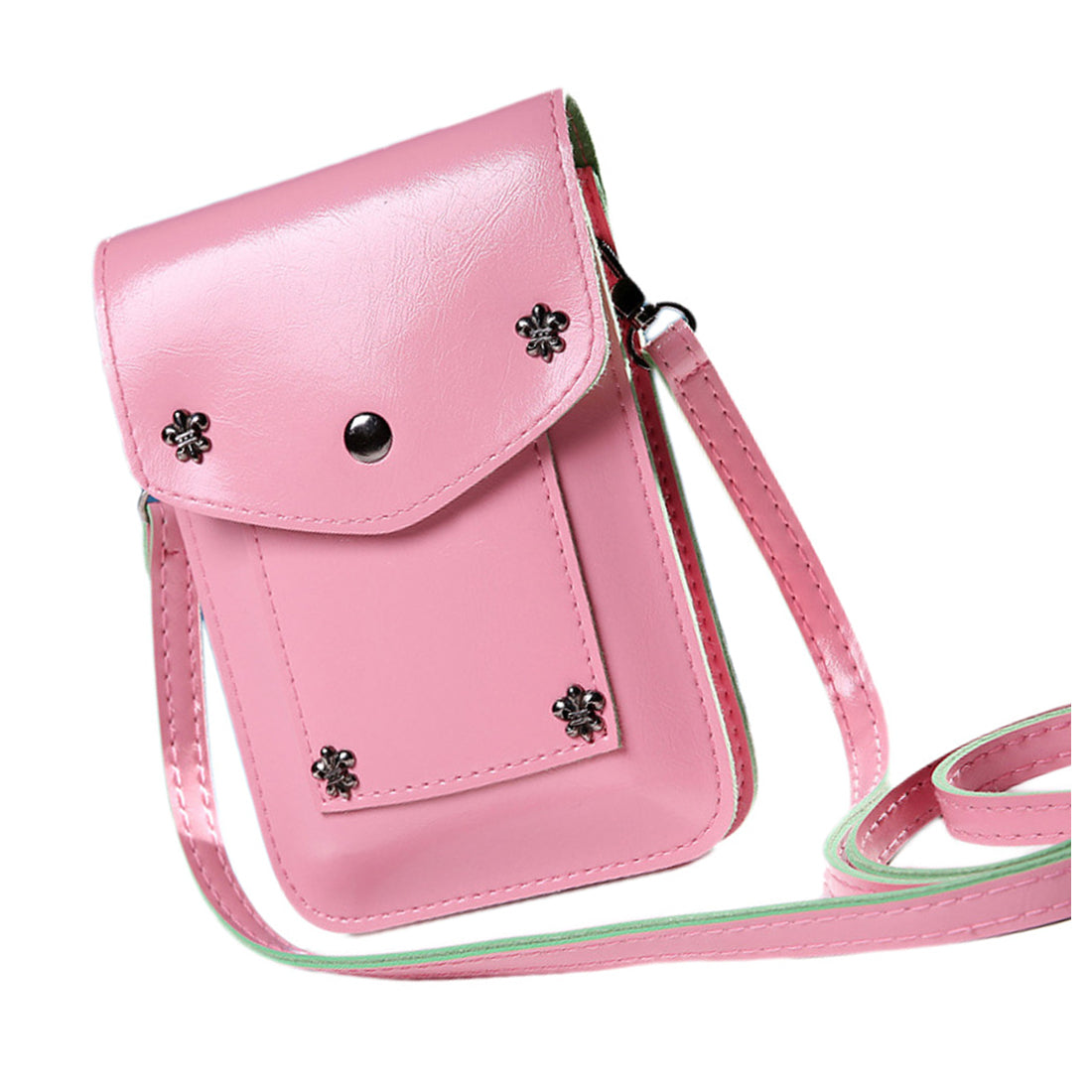 Girl Handbags Five Small Rivets Women Mini Shoulder Messenger Bag Handbag - ebowsos