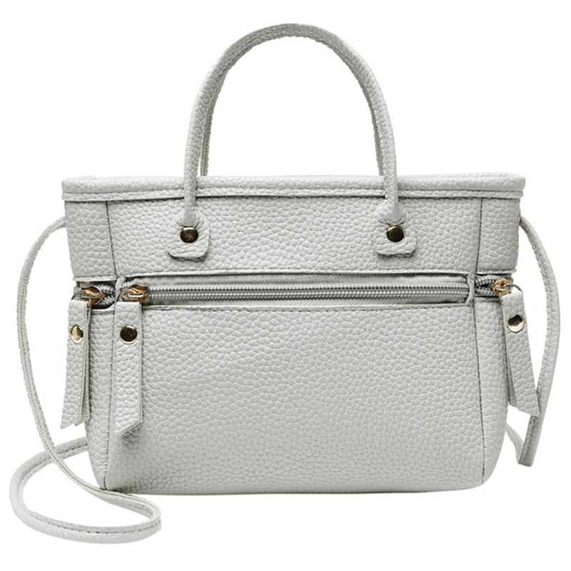 Handbag Fashion New Quality Pu Leather Ladies Bag Contrast Ladies Handbag Shoulder Messenger Bag Messenger - ebowsos