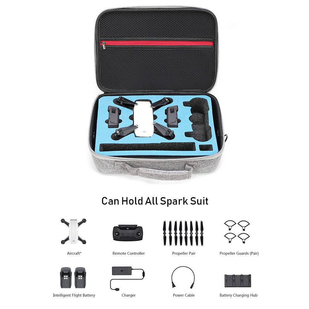 Hard Bag Box For Dji Sp-Ark Drone And All Accessories Portable Sp-Ark Case Shoulder Dji Storage Carry Drone Bags - ebowsos