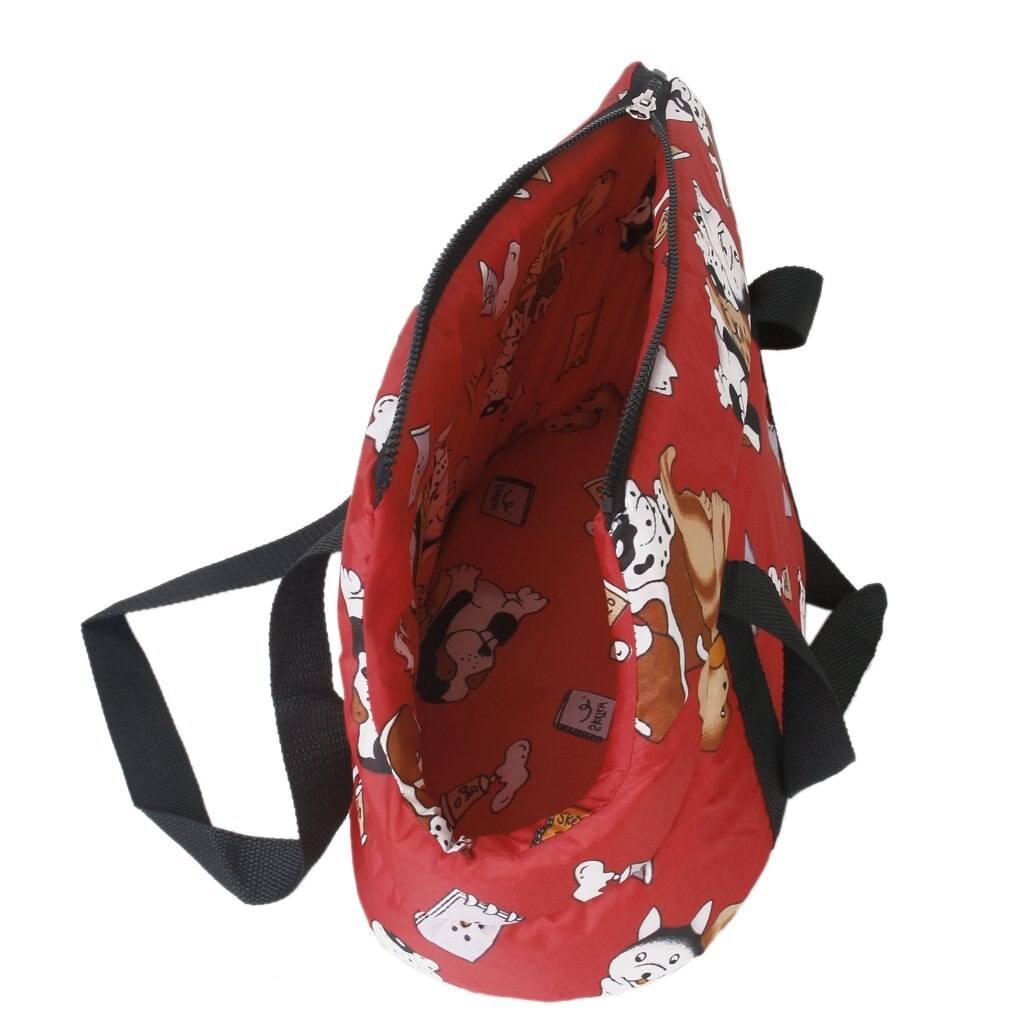 Hot StyleCarrier soft travel bag Shoulder Handbag for dog / cat Size Small - Red - ebowsos