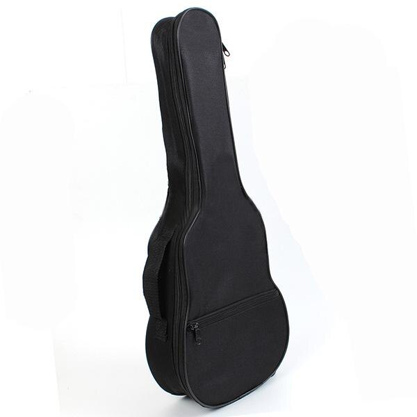 Hot StyleUkulele Soft Shoulder Back Carry Bag With Straps Black For Gift - ebowsos