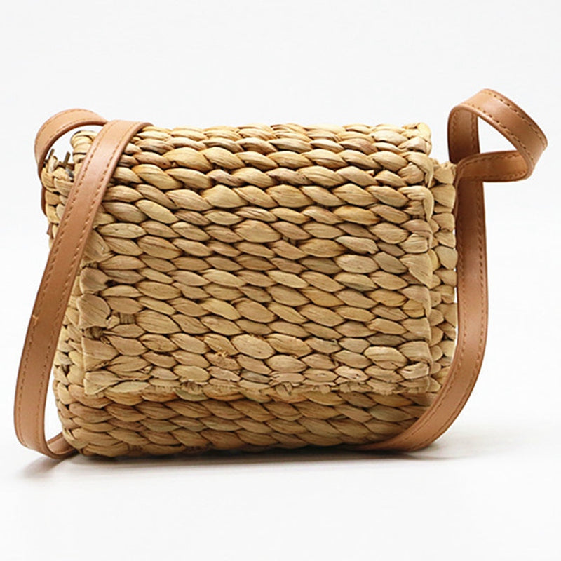 Hot Summer Women Shoulder Bag Hand Made Exquisiteness Straw Bags Mini Woven Flap Sweet Pastoral Rattan Girls Bag - ebowsos