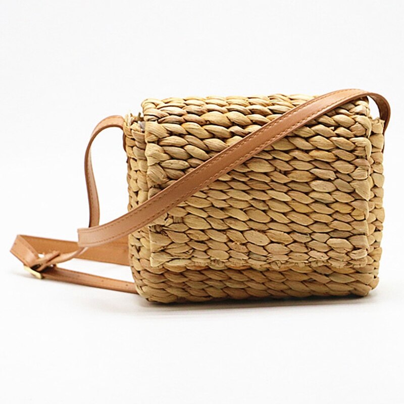 Hot Summer Women Shoulder Bag Hand Made Exquisiteness Straw Bags Mini Woven Flap Sweet Pastoral Rattan Girls Bag - ebowsos