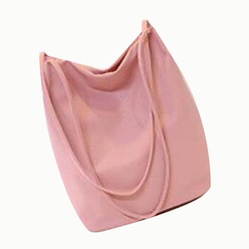 Hot Women Leather Handbags Bucket Shoulder Bags Ladies Cross Body Bags Large Capacity Ladies Shopping Bag Beige - ebowsos