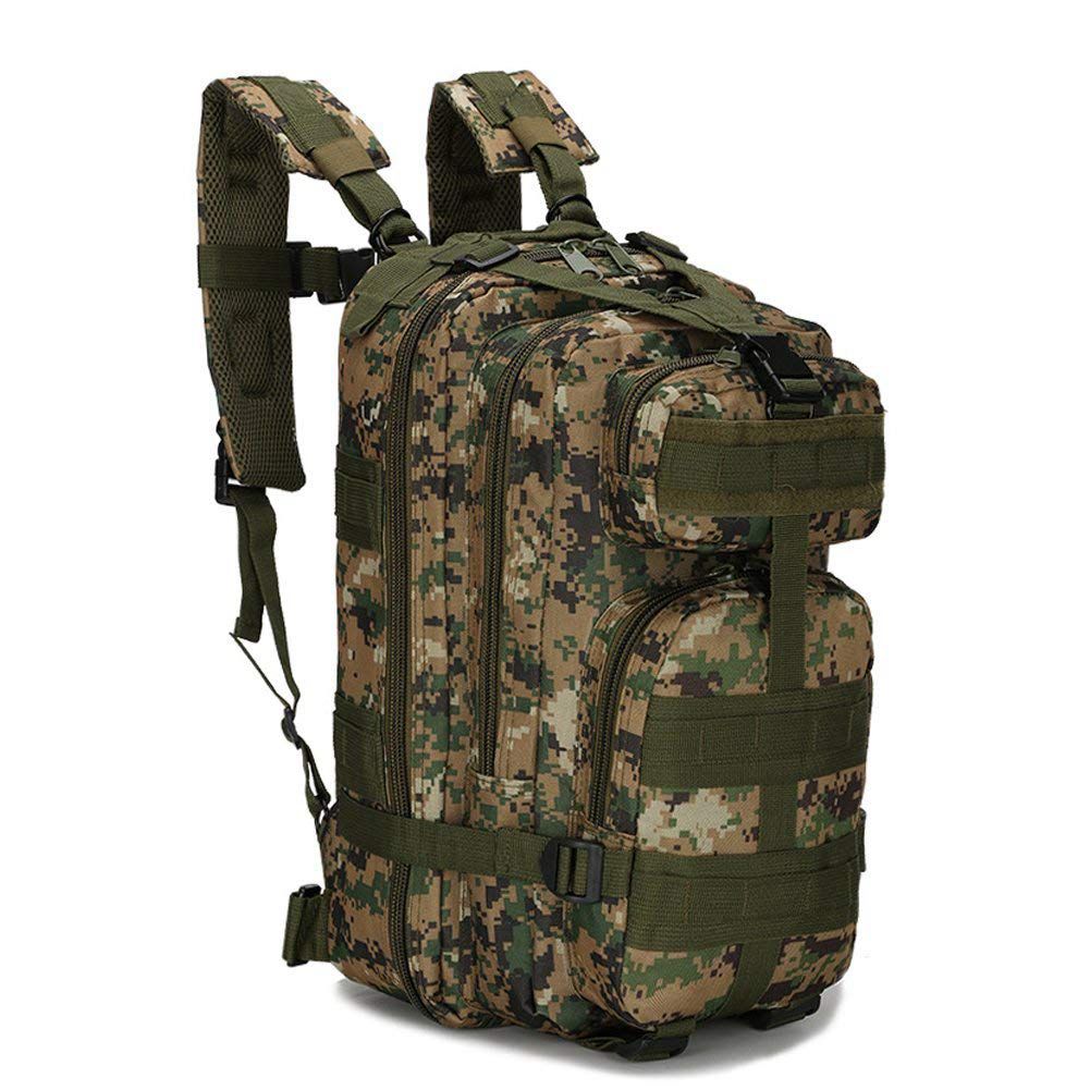 INDEPMAN Waterproof Nylon 3P Backpack Daypacks Men Molle Outdoor Sports Rucksack for Hiking Camping Trekking - ebowsos