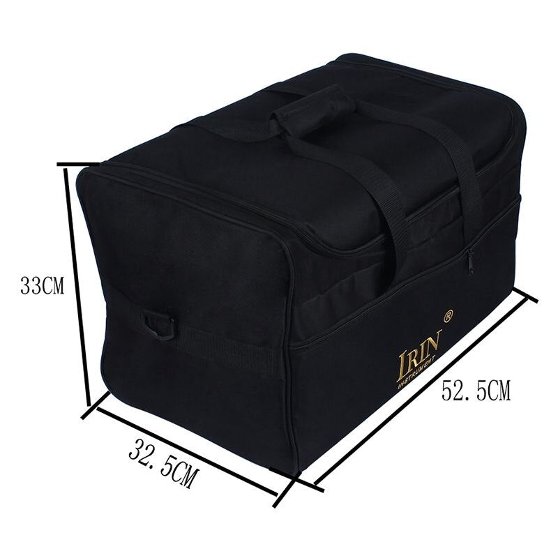 IRIN Standard Adult Cajon Box Drum Bag Backpack Case 600D Cloth 5MM Cotton Padding with Carry Handle Shoulder Strap - ebowsos