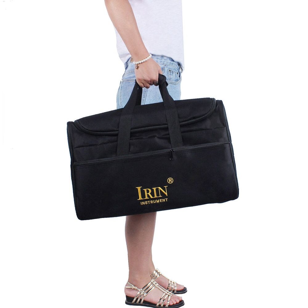 IRIN Standard Adult Cajon Box Drum Bag Backpack Case 600D Cloth 5MM Cotton Padding with Carry Handle Shoulder Strap - ebowsos