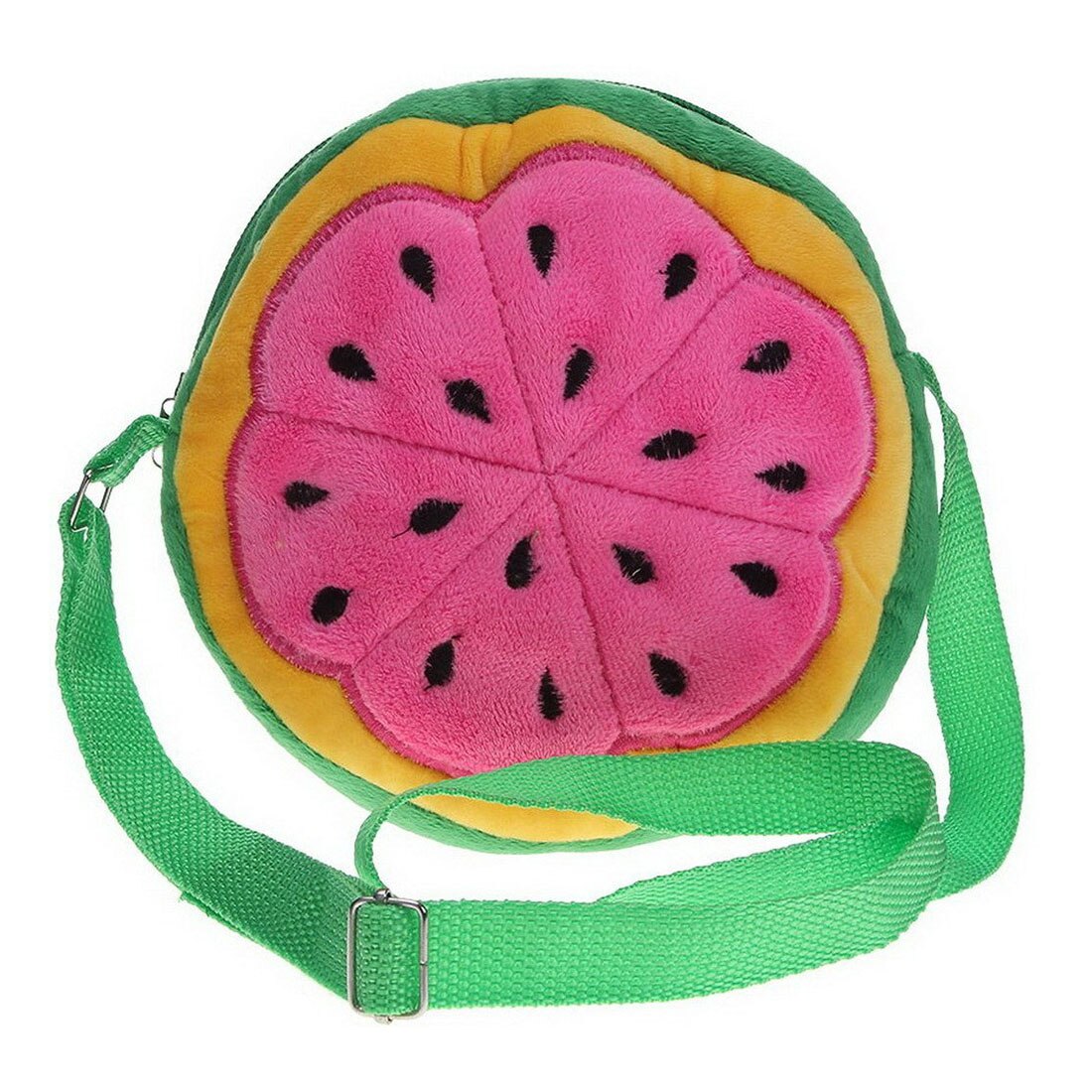 Infant Watermelon Shoulder Bag Cute Round Zip (6 #) - ebowsos