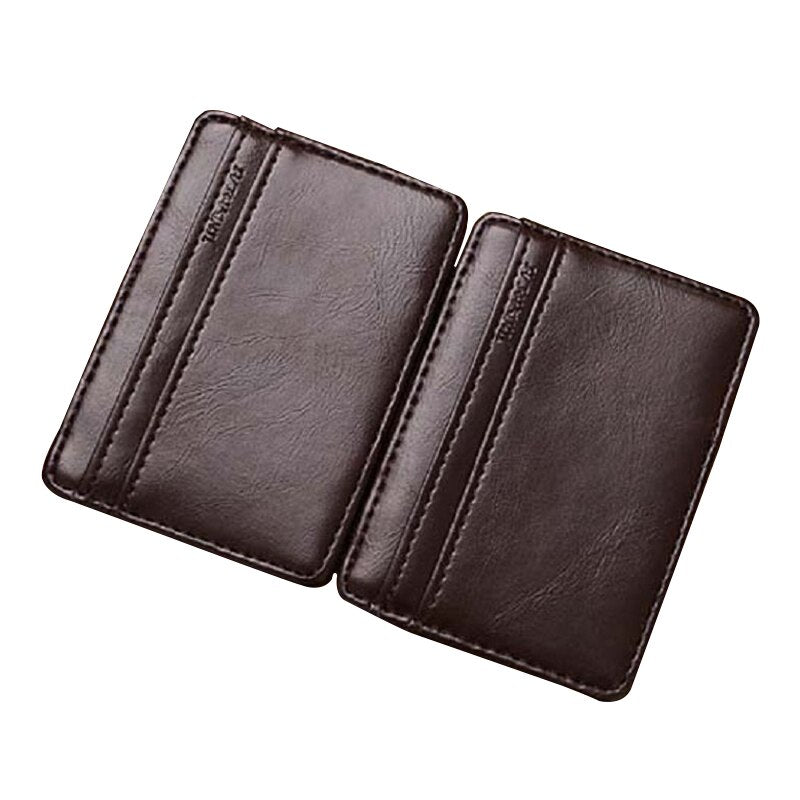 Jinbaolai Mini Magic Neutral Bifold Wallet of the bag wallet card support luxury leather - ebowsos