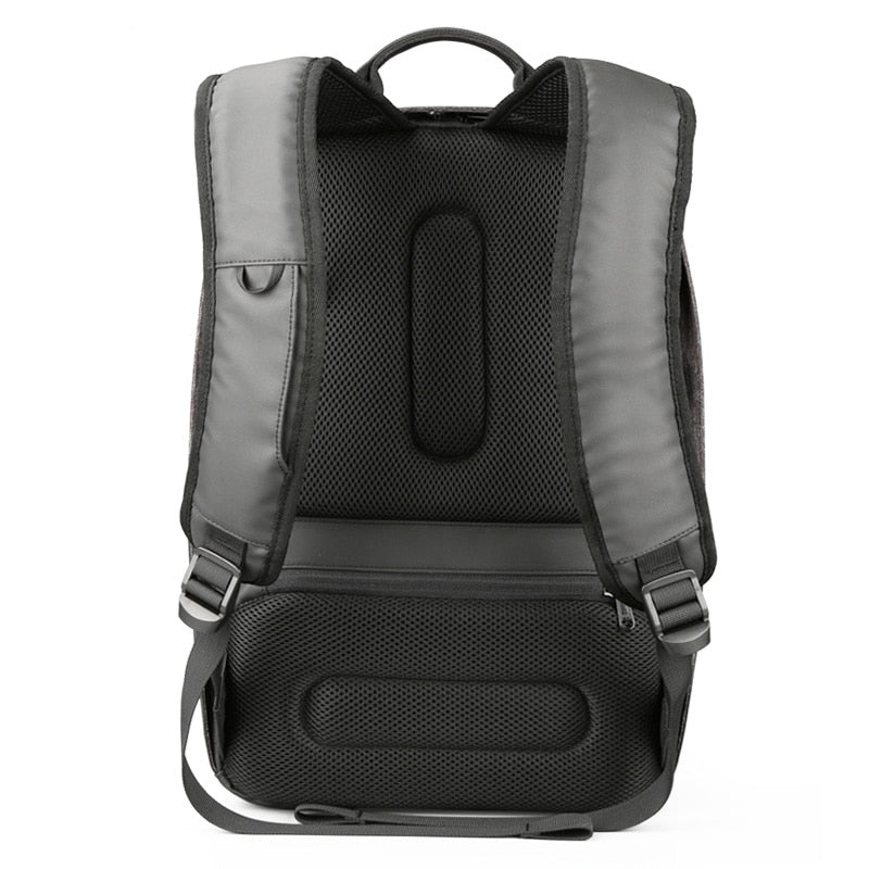 Kingsons 15 inch Laptop Backpack USB Charging Anti Theft Backpacks Men Travel Backpack Waterproof School Bag Men backpack - ebowsos